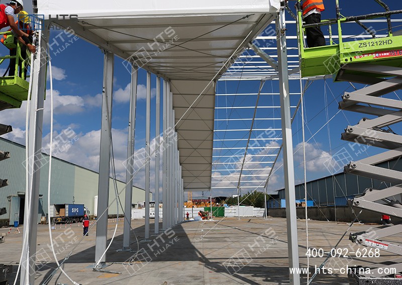 找防風篷房制造廠家，認準華燁海特斯，提供權威風力測試報告