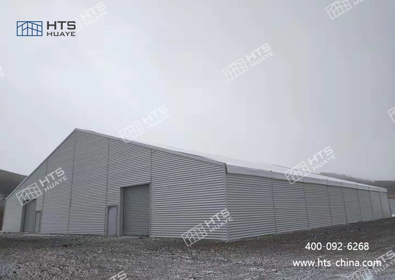 選擇華燁倉庫篷房擁有卓越抗風(fēng)抗雪性能，是全天候的“守護(hù)神”