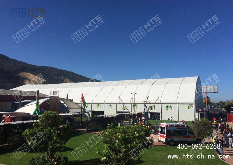 華燁海特斯助力哥倫比亞!4560㎡Polygon 篷房 20 余天高效交付 華燁海特斯助力哥倫比亞!4560㎡Polygon 篷房 20 余天高效交付