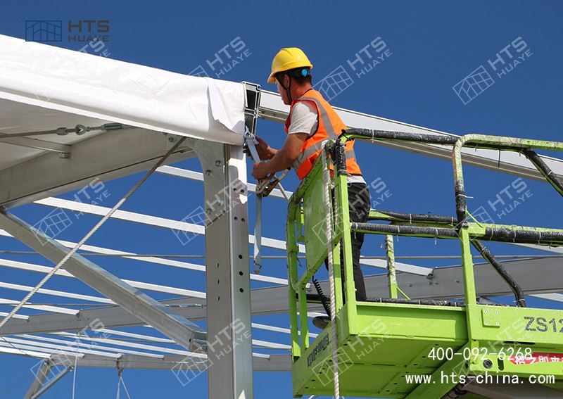 江蘇昆山鋁合金大跨度篷房匠心設計，鑄就長效耐用空間解決方案